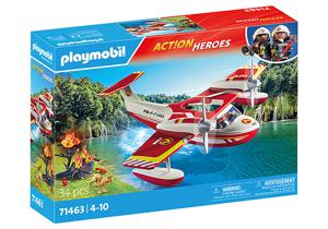 PLAYMOBIL Action Heroes brandweervliegtuig met blusfunctie 71463