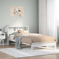 Bed met boekenkast zonder matras grenenhout wit 90x200 cm Bed met boekenkast zonder matras grenenhout wit 90x200 cm