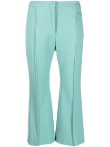 Jil Sander pantalon court à taille mi-haute - Vert