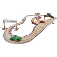 Porsche houten race set , 31dlg.