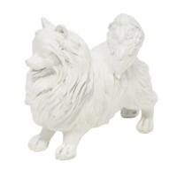 Housevitamin beeld pomeranian dog wit 10,5 cm | 8 stuks