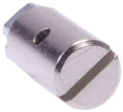 Simson Schroefnippels 15 x 8 mm zilver 2 stuks