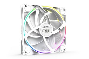 be quiet! Light Wings White 140mm PWM high-speed Triple Pack case fan 3 stuks, incl. ARGB-hub, 4-pin PWM fan-connector