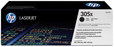 HP toner 305X, 4 000 pagina&apos;s, OEM CE410X, zwart