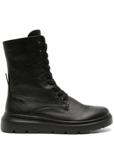 ECCO bottines Nouvelle en cuir à logo embossé - Noir