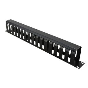 Value 26.99.0305 19 inch Frontpaneel voor patchkast 1 HE Zwart