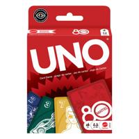 Mattel 80th Anniversary UNO Card Game Ruby Red