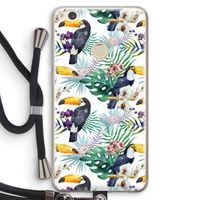 Tukans: Huawei Ascend P8 Lite (2017) Transparant Hoesje met koord