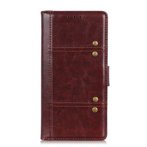 iPhone 12 Pro Max hoesje - Bookcase - Pasjeshouder - Portemonnee - Kunstleer - Bruin