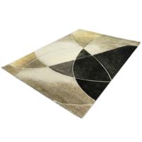 Vloerkleed - Streepjes Design - Diamond Deluxe - Goud-80 x 150 cm