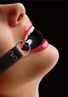 Solid Ball Gag - Black - thumbnail