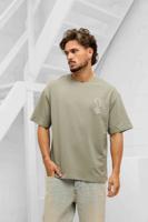 Project X Paris Cœur Brodé Street T-Shirt Heren Groen - Maat L - Kleur: Groen | Soccerfanshop