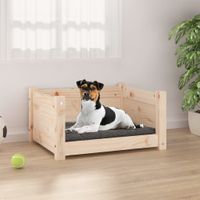 Hondenmand 55,5x45,5x28 cm massief grenenhout - thumbnail