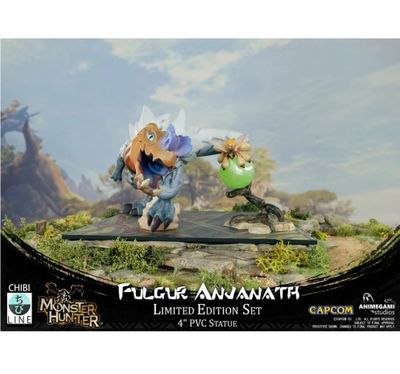 Monster Hunter Animegami Chibi Figure - Fulgur Anjanath