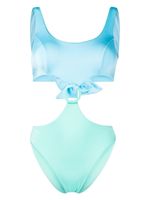 Noire Swimwear maillot de bain à découpes - Bleu Noire Swimwear maillot de bain à découpes - Bleu