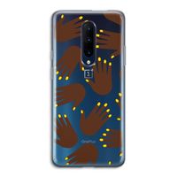 Hands dark: OnePlus 7 Pro Transparant Hoesje