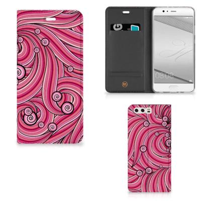 Huawei P10 Plus | Bookcase | Swirl Pink