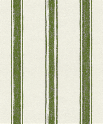 Geometrisch behang verticale lijnen mosgroen