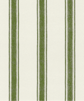 Geometrisch behang verticale lijnen mosgroen