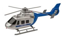 Happy People politiehelikopter met licht en geluid 30 cm blauw - thumbnail