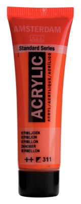 Royal Talens Amsterdam Standard Series Acrylverf Tube 20 ml - Vermiljoen 311
