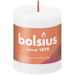 Bolsius Rustiko Shine kaars Cylinder Wit 1 stuk(s)