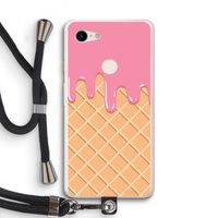 Ice cream: Pixel 3 XL Transparant Hoesje met koord