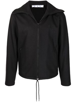 Off-White veste à logo brodé - Noir