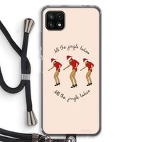 Jingle Ladies: Samsung Galaxy A22 5G Transparant Hoesje met koord