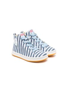 Camper Kids baskets Runner Four à rayures - Bleu