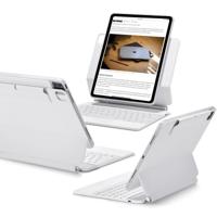 iPad Pro 12.9″ (6th/5th/4th/3rd Gen) Rebound Magnetic Keyboard Case 360 - US Layout-White
