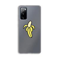 Banana: Samsung Galaxy S20 FE / S20 FE 5G Transparant Hoesje - thumbnail