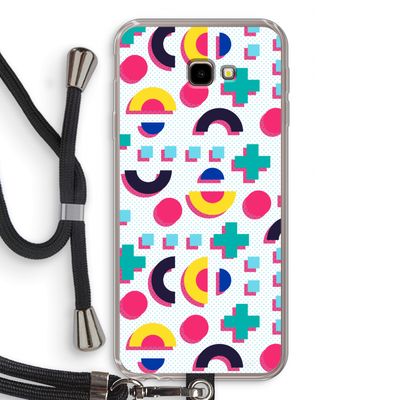 8-bit N°2: Samsung Galaxy J4 Plus Transparant Hoesje met koord