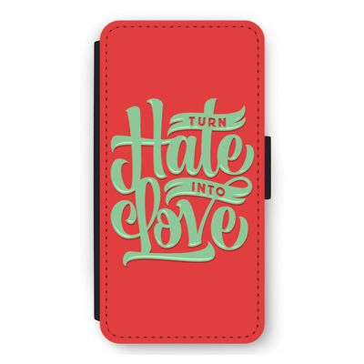 Turn hate into love: iPhone 11 Flip Hoesje