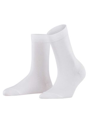 FALKE - Sokken - Cotton Touch - wit, Maat:39-42