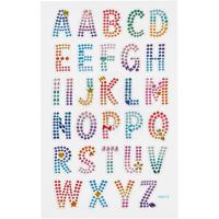 Creativ Company Diamond stickers, alfabet, vel 10x16 cm, 1 vel