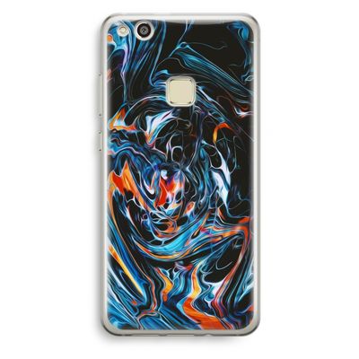 Black Unicorn: Huawei Ascend P10 Lite Transparant Hoesje