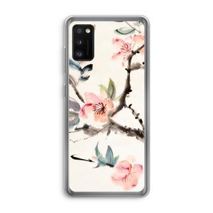 Japanse bloemen: Samsung Galaxy A41 Transparant Hoesje