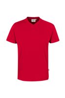 Hakro 226 V-neck shirt Classic - Red - XS