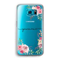 Rozen: Samsung Galaxy S6 Transparant Hoesje