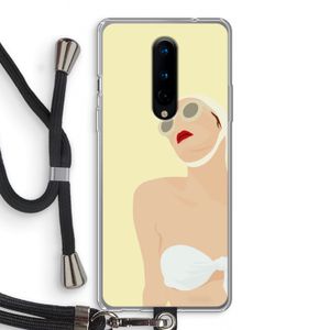 Summer: OnePlus 8 Transparant Hoesje met koord