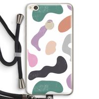 Memphis Shapes: Huawei Ascend P8 Lite (2017) Transparant Hoesje met koord