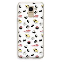 Sushi time: Samsung Galaxy J6 (2018) Transparant Hoesje