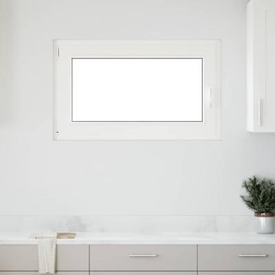 Kelderraam "RISOR" 100x70 cm draai-kiep DIN links antraciet