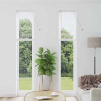 Raam Blind met gordijnen Anders Wit 80 x 130 cm Aluminium