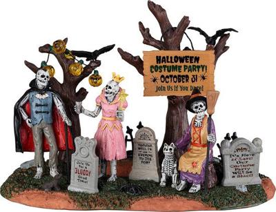 Graveyard Costume Party 13x20x13 cm Halloween - Lemax