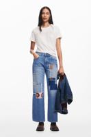 Patchwork jeans - BLUE - 44 - thumbnail