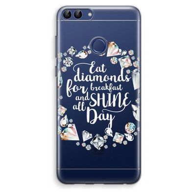 Diamonds: Huawei P Smart (2018) Transparant Hoesje