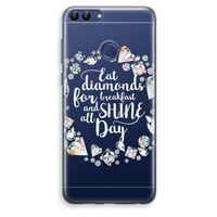 Diamonds: Huawei P Smart (2018) Transparant Hoesje