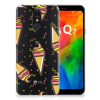 LG Q7 | Siliconen Case | Icecream